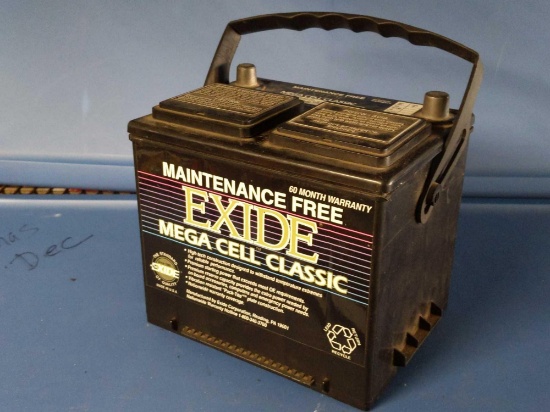 Mock Exide Battery - Fake- Display