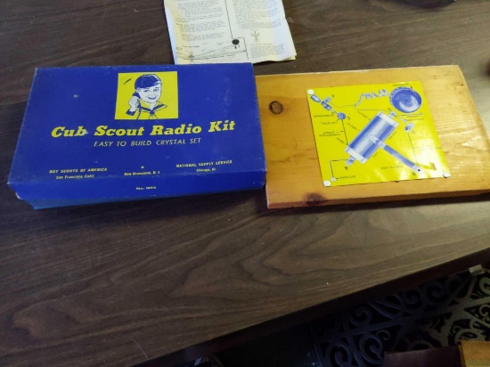 Vintage Cub Scout Radio Kit