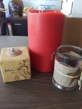 2 Battery Light Candles & Mother's Love Candle