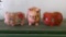 Piggy Bank Lot - 2 Felt Feel
