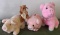 Pig Lot w/Nuts the Ty Squirrel, 2 banks & 1 Toy