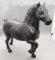 Vintage Breyer Percheron Black Stallion - B Mark