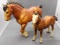 Vintage Breyer Mare & Foal Horses