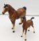 Vintage Breyer Morgan Mare & Foal