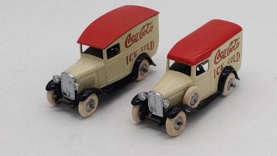 Pair of DGM marked Coca-Cola Delivery Trucks