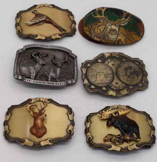 Wildlife and Independence Belt Buckles