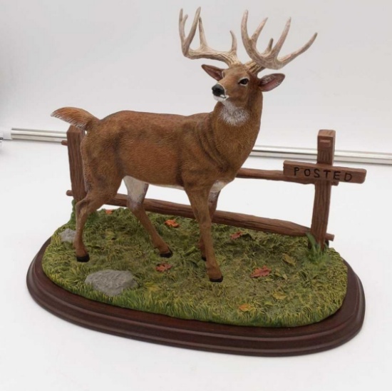 "World Class Whitetail" Sculpture by The Danbury Mint 11"