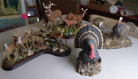 Various Sculpture & Figures - All with Damage -  Still Look Good -see pictures