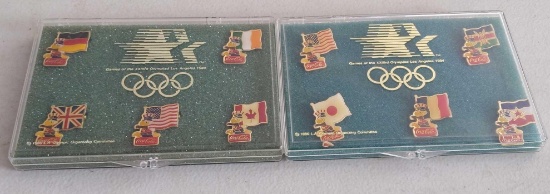 Coca-Cola XXIIIrd Olympiad LA - Country Pins