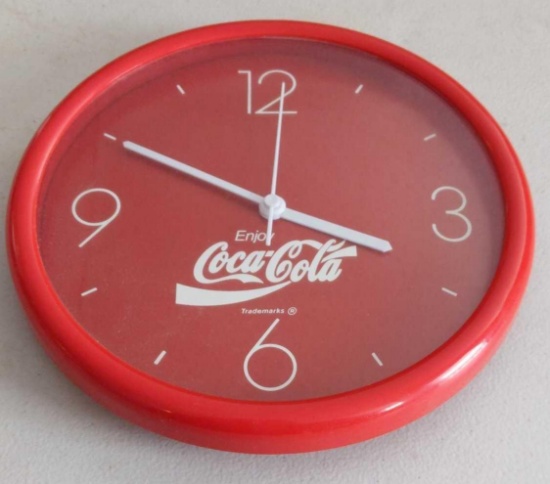 Coca-Cola 10" Clock - Untested