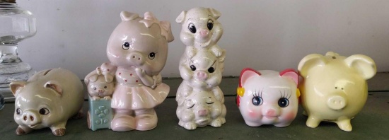Piggy Bank Lot - 1 Lefton & 1 Enesco