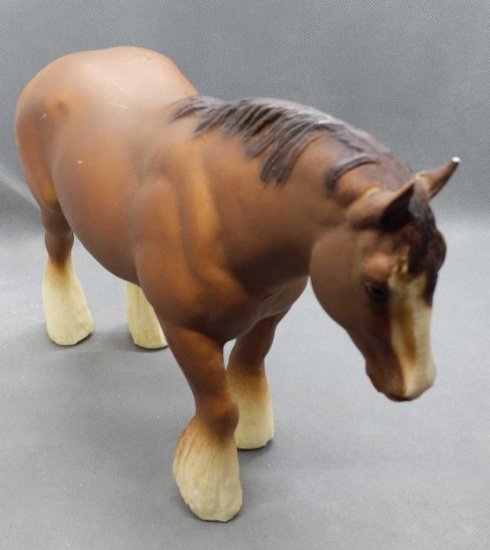 Vintage Clydesdale Breyer (c.hess 71) chess 71 Nip on Ear