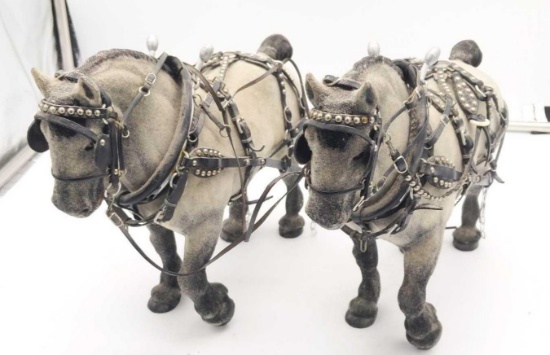 Grey Percheron Team