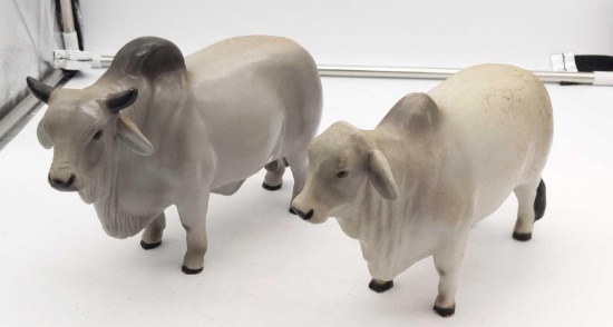Brahma Bull Figurine set