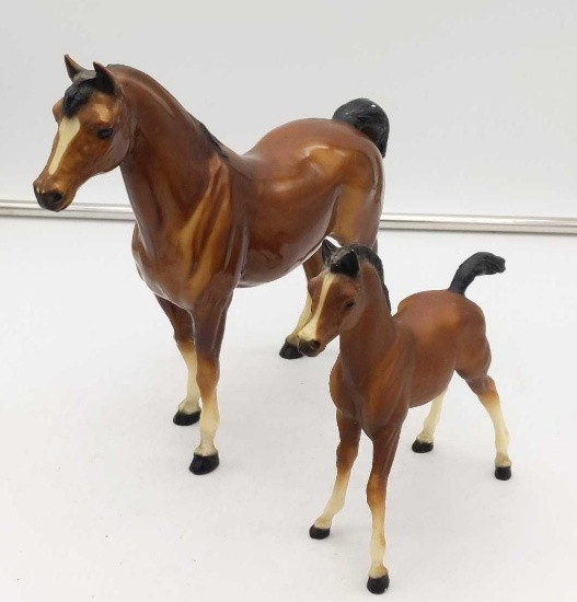 Vintage Breyer Morgan Mare & Foal