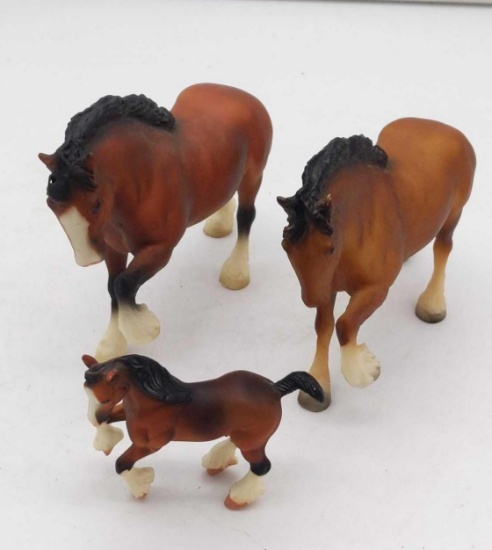 Vintage Breyer Mini Stallion Mare & Colt 5"