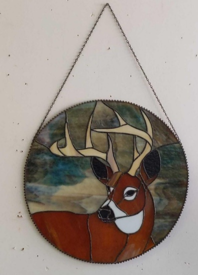 Stained Glass Style 17" Buck