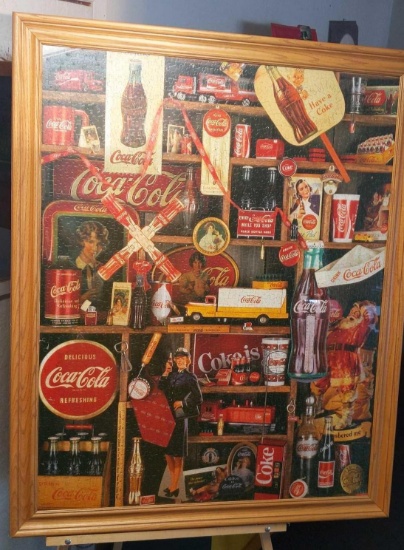 Coca-Cola Framed Puzzle 38"x47"
