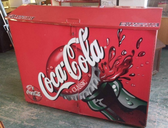 Coca-Cola Classic Patio Storage Unit 58"x27"x46"