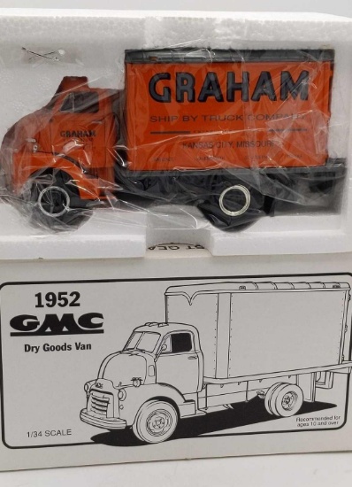 1952 GMC Dry Goods Van GRAHAM Ship By 1/34