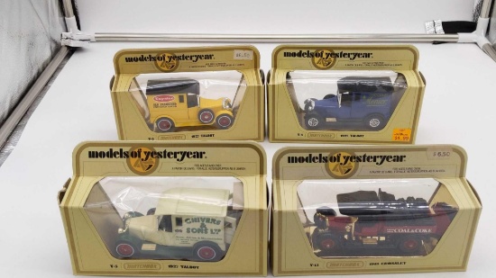 4 Matchbox Models of Yesteryear 47:1 Vehicles