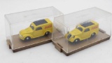 2 Brumm Fiat Coca-Cola Vans - in Displays