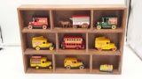 Lledo Days Gone Coca-Cola Die Cast Collection w/Small Tin Friction Japan in Shadow Box