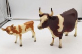 vintage Breyer Red Holstein Cow & Calf