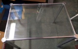 Glass Chrome Table 25