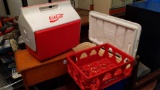 Igloo 36 Cooler & Coca-Cola Plastic Crate