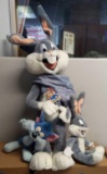 Large & Small Bugs Bunny with Furball