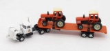 Ertl - Allis Chalmers Rig Hauling a Pair of AC 7045's