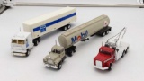 Ertl Trailer, Tanker & Unmarked Rig Tow Truck Lot