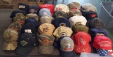 30 - Cap/Hat Variety Lot- Sports, Austin, MN & More in Tote