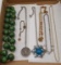 Costume Necklace Lot w/Bracelet