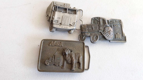 Mack, IH & Semi Belt Buckle Lot