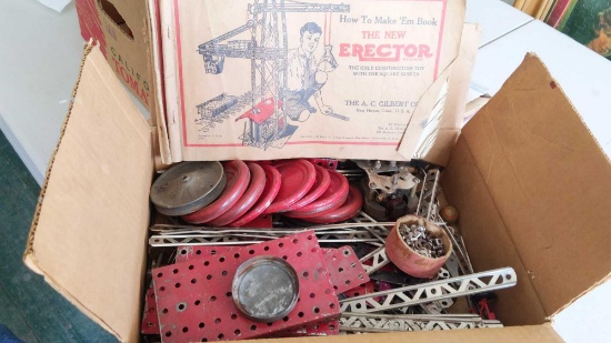 Vintage Erector Set - Incomplete