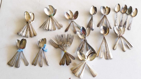 Variety of Patterns - Vintage Flatware Lot