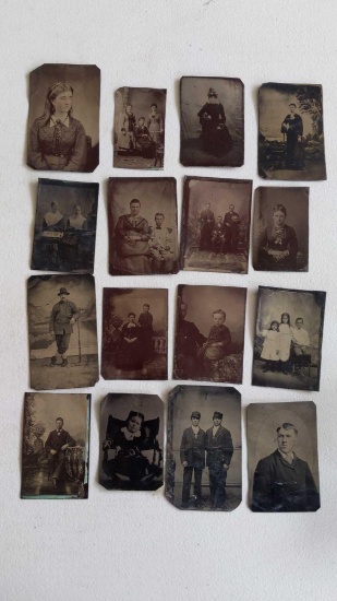 Tin Type Photograph Lot