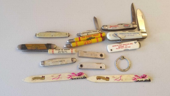 Knife & More Advertising Lot