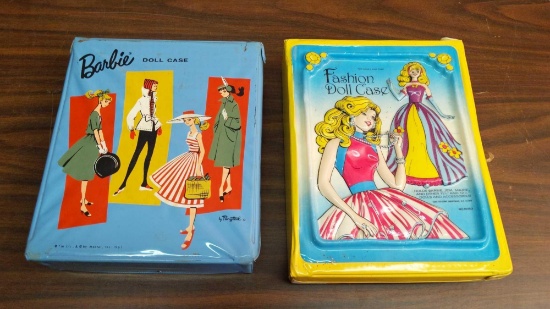 Barbie & Fashion Doll Cases w/Dolls