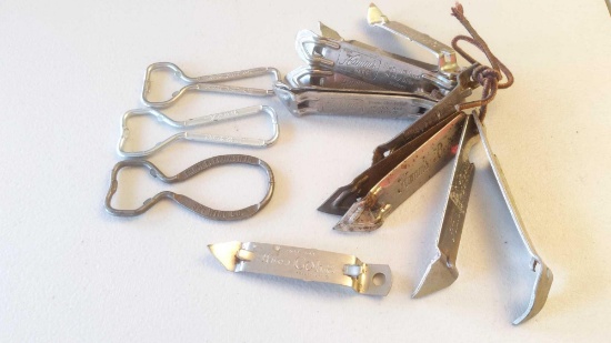 Coke Pepsi Hamm's & Fleckenstein Bottle Openers