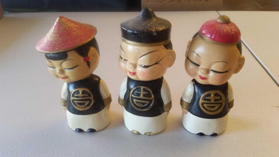 Vintage Asian Bobbleheads