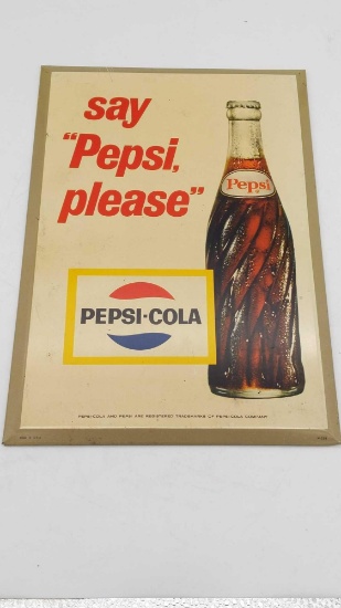 Pepsi 8"x12" Tin Sign