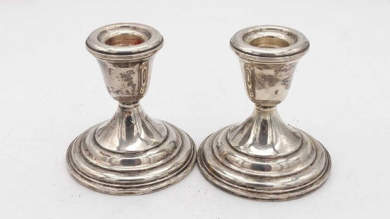 Lunt Sterling-Weighted 3.5" Candle Sticks