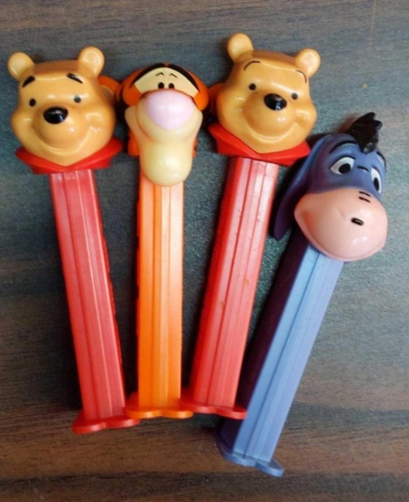 Winnie the Pooh Pez Dispenser Lot