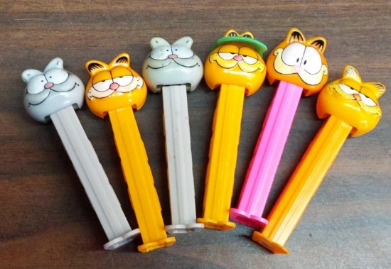Garfield Pez Dispenser Lot