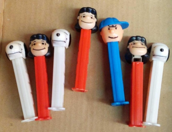 Penuts Pez Dispenser Lot