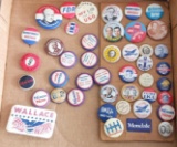 Vintage Political Button Lot