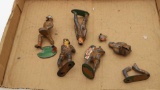 Cast Metal Casualties Soldiers - Parts Lot